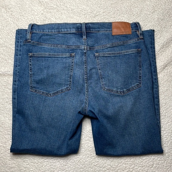 J Crew Jeans 9 High Rise Toothpick Denim Raw Hem Size 31 - Picture 9 of 16